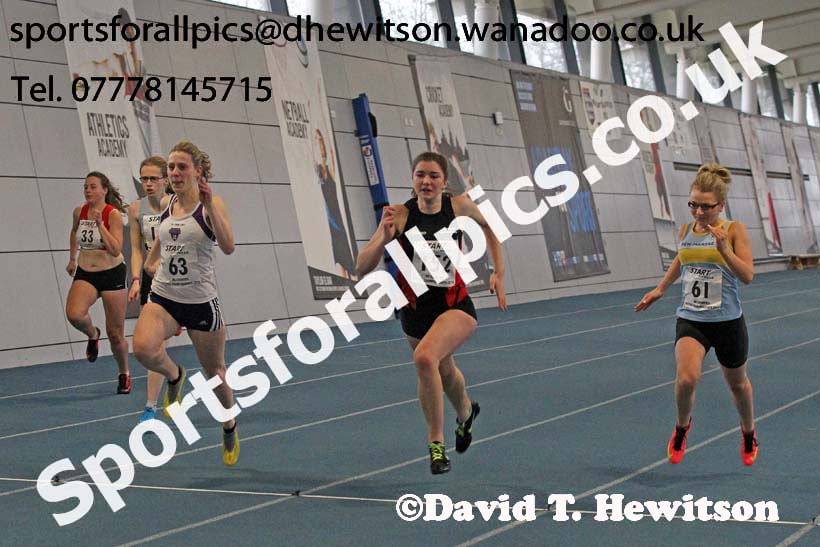 60 metres, North Eastern Indoor Champs. Photo: David T. Hewitson/Sports for All Pics
